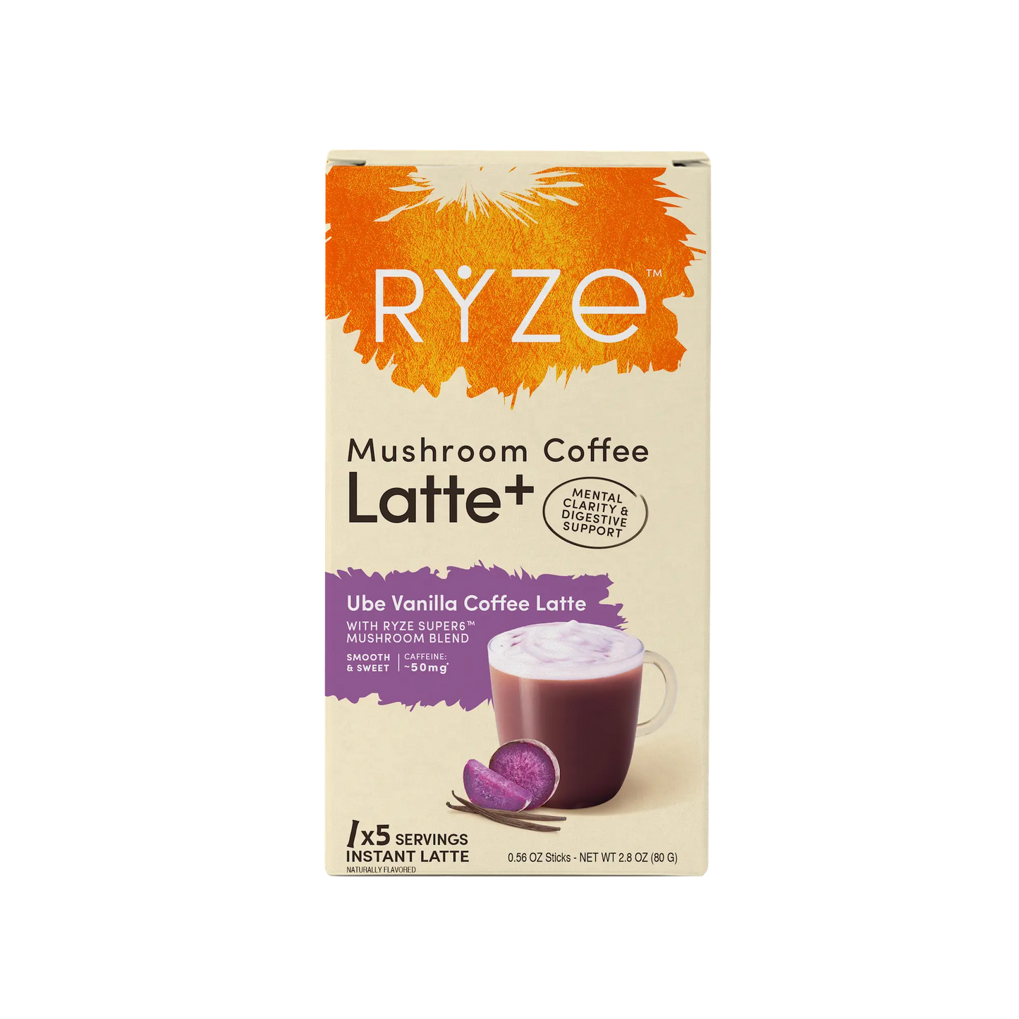 Ube Vanilla Coffee Latte Carton Essential M047-014