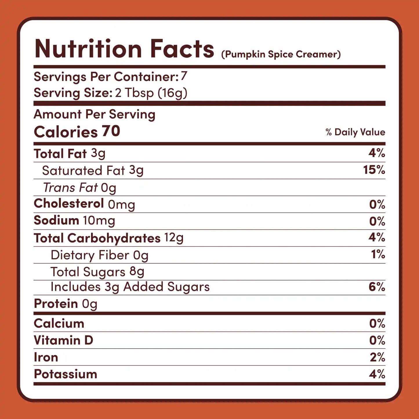 Pumpkin Spice Superfood Creamer Add-On (SPECIAL PRICING) Smooth M047-082
