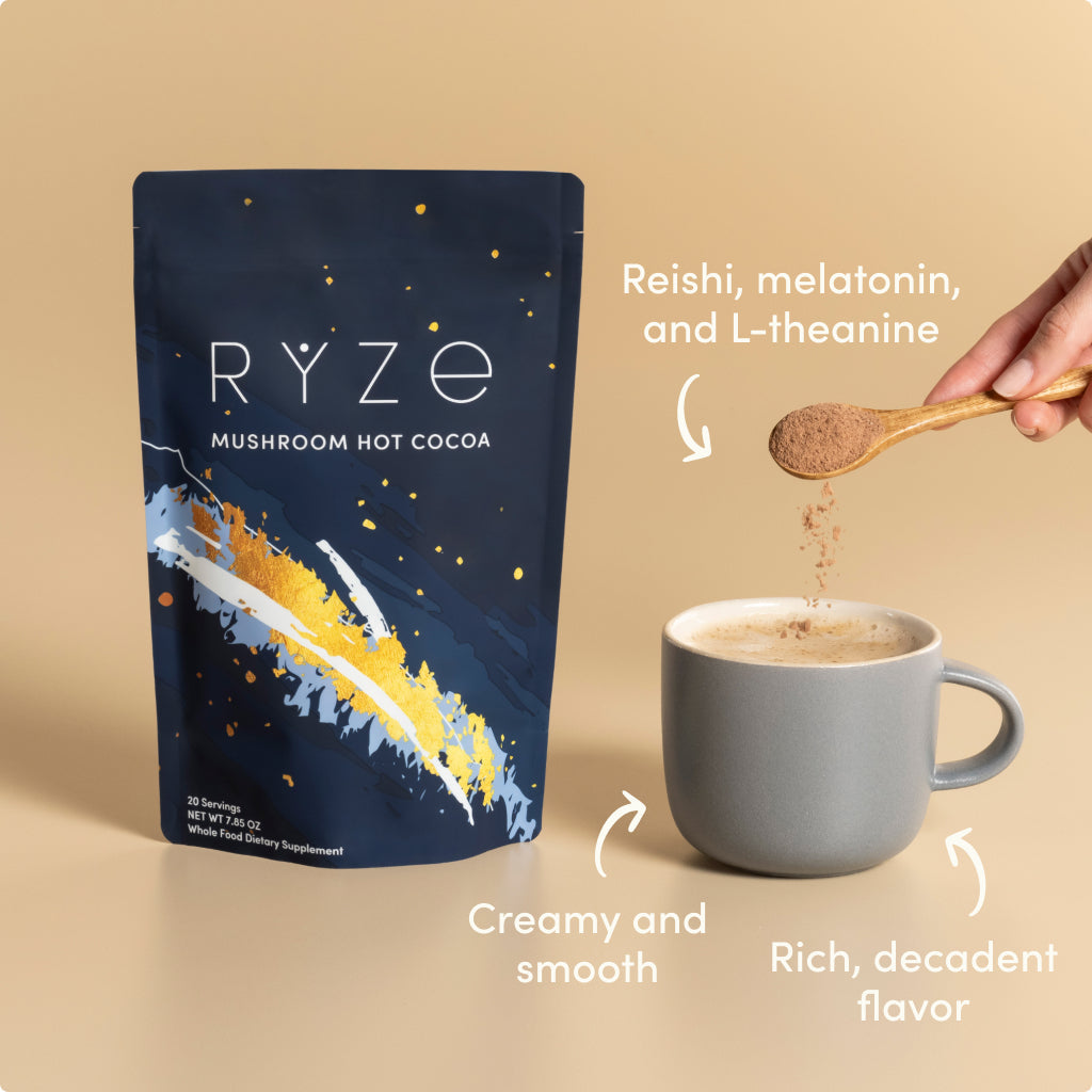 RYZE Nighttime Mushroom Cocoa Starter Bag Smooth M047-201