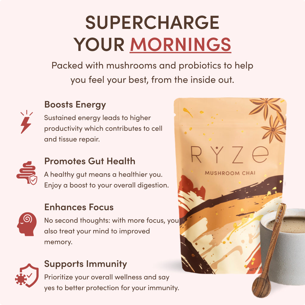 RYZE Mushroom Chai Starter Bag Select M047-196