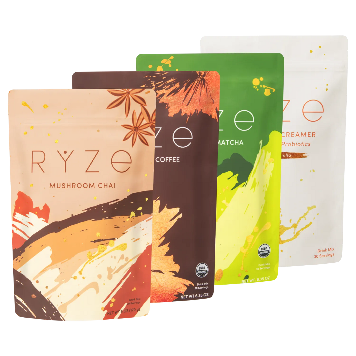 Ultimate Pick-Me-Up Bundle: Chai + Coffee + Matcha Prime M047-008