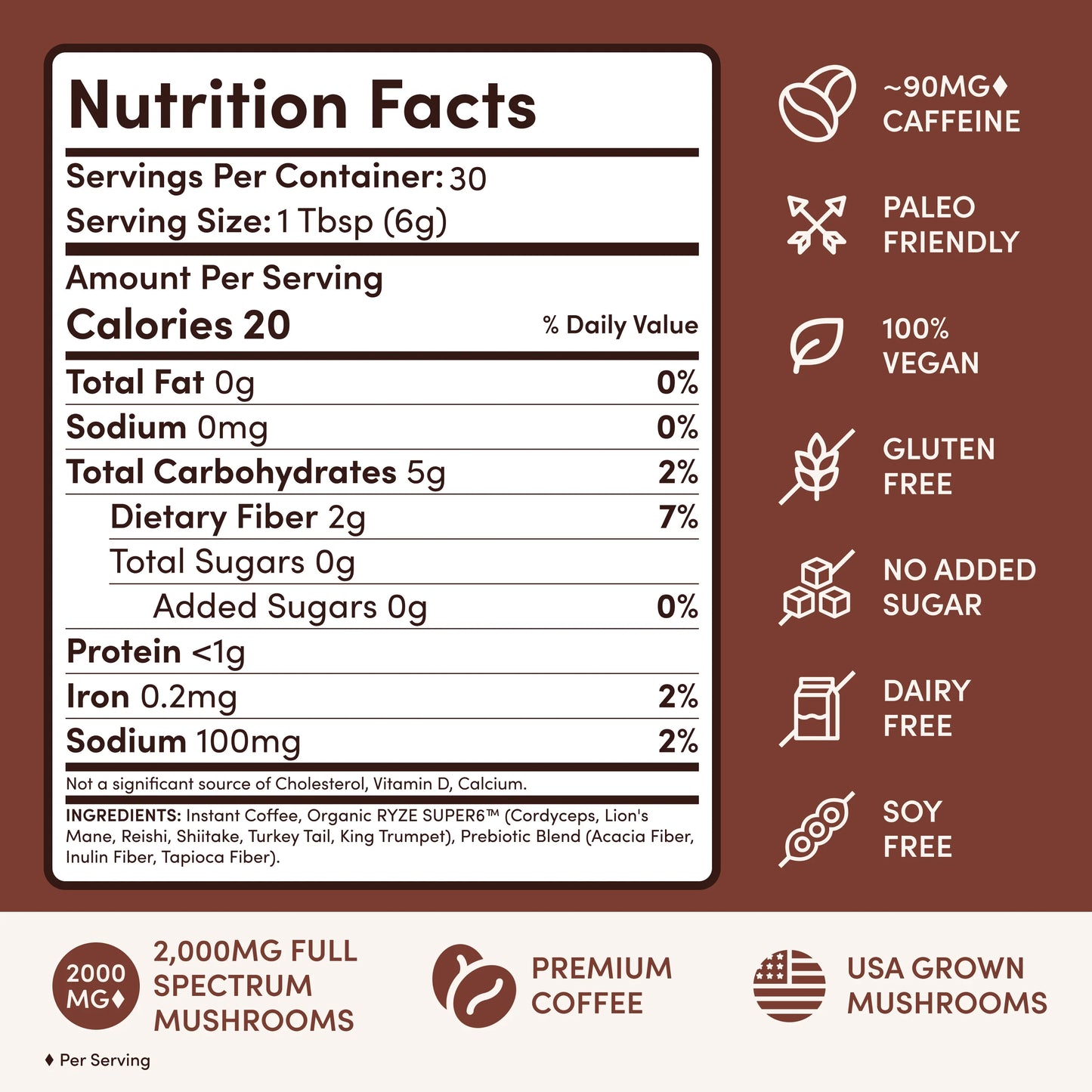 Mushroom Coffee Dark Roast Starter Kit (Upgrade) Select M047-119