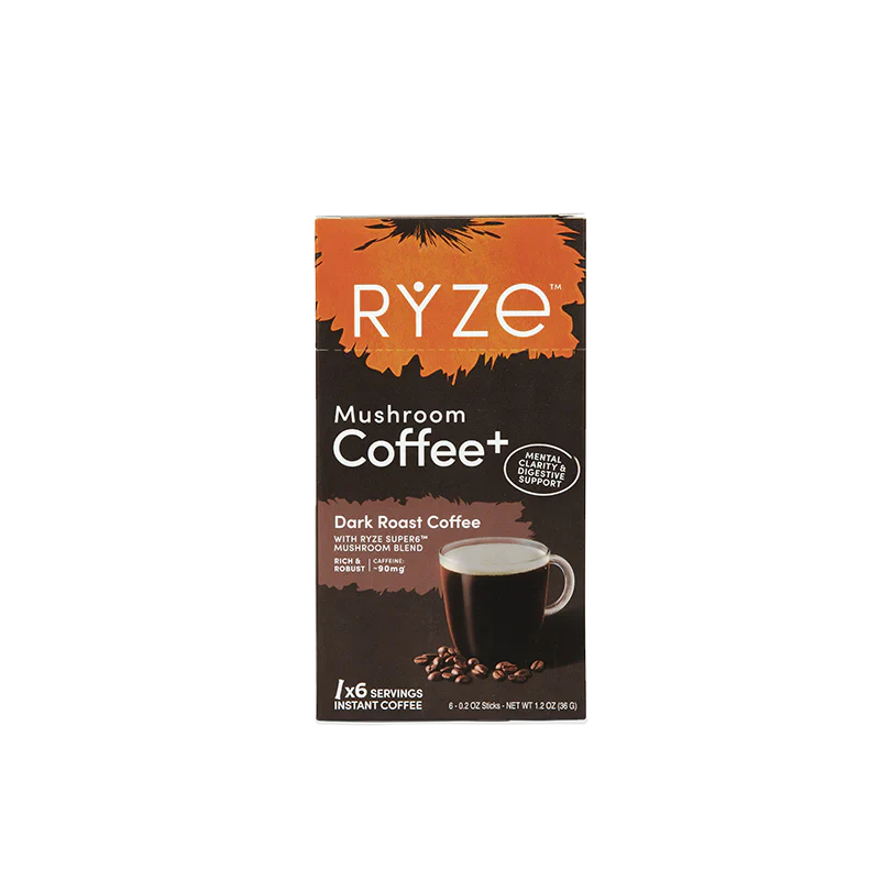 Dark Roast Mushroom Coffee Carton Smooth M047-187