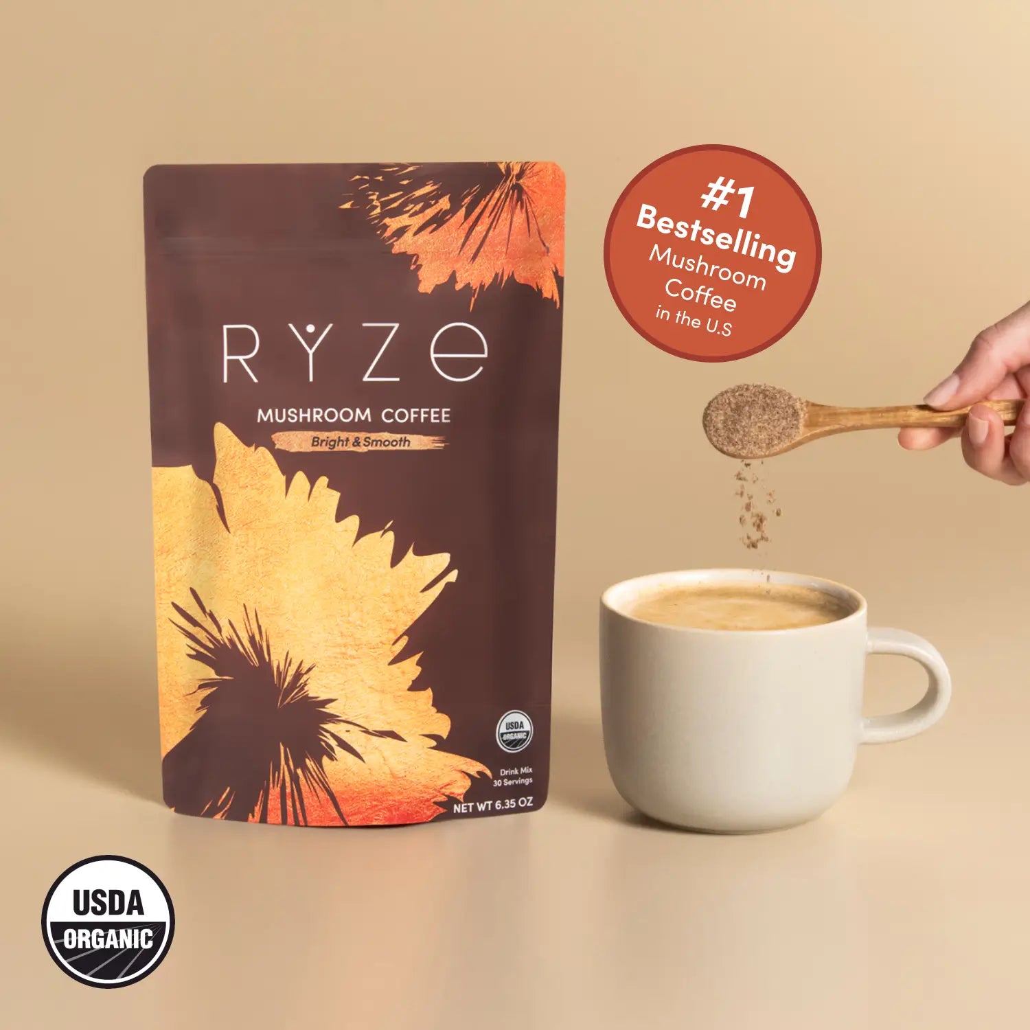 Mushroom Coffee (30 Servings) Prime M047-139