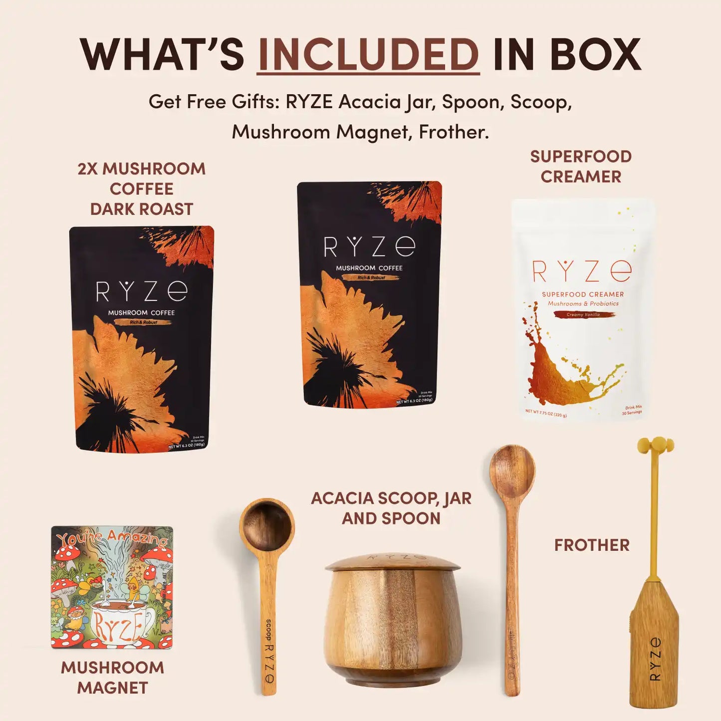 Mushroom Coffee House Blend Ritual Set Classic M047-117