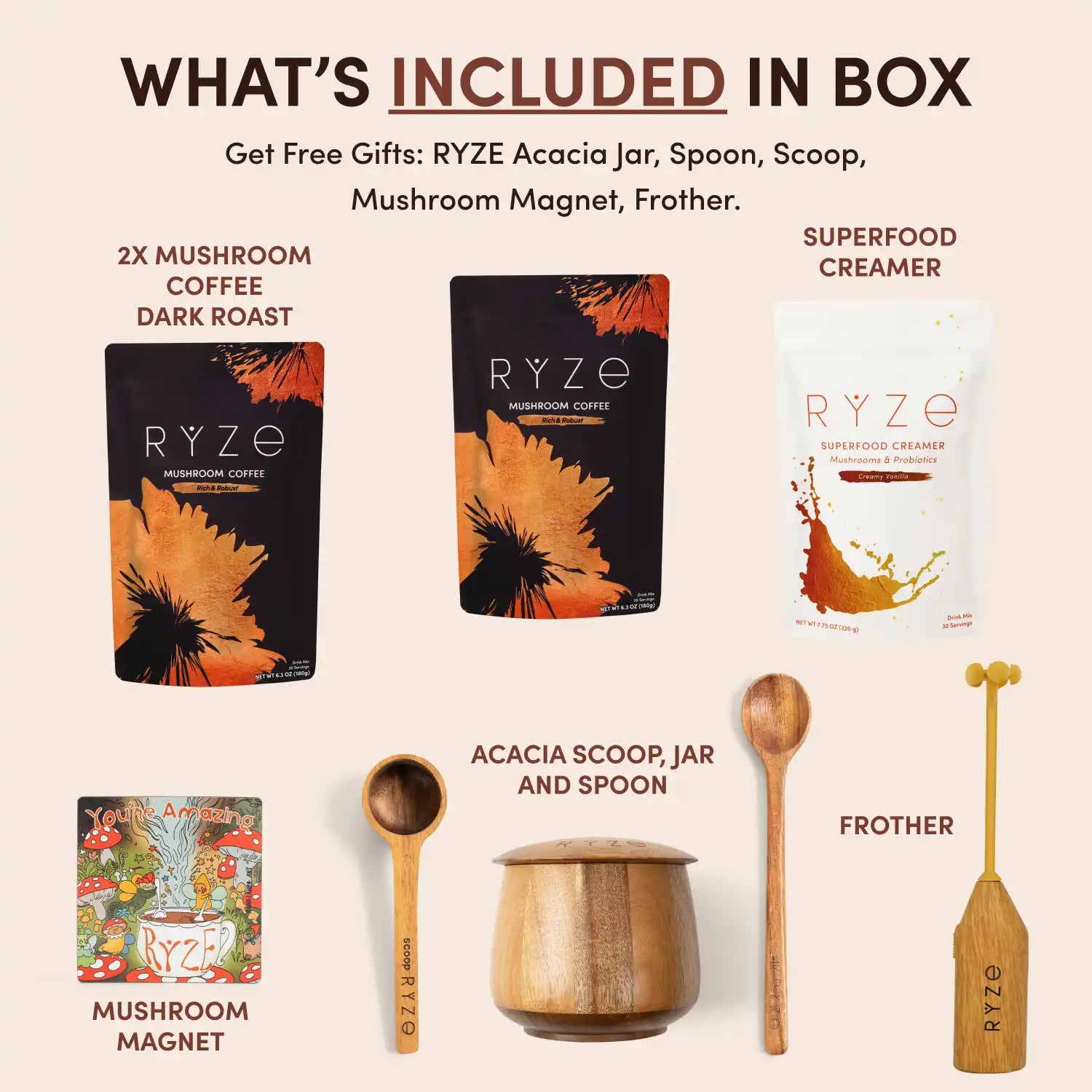 Mushroom Coffee House Blend Ritual Set Classic M047-117