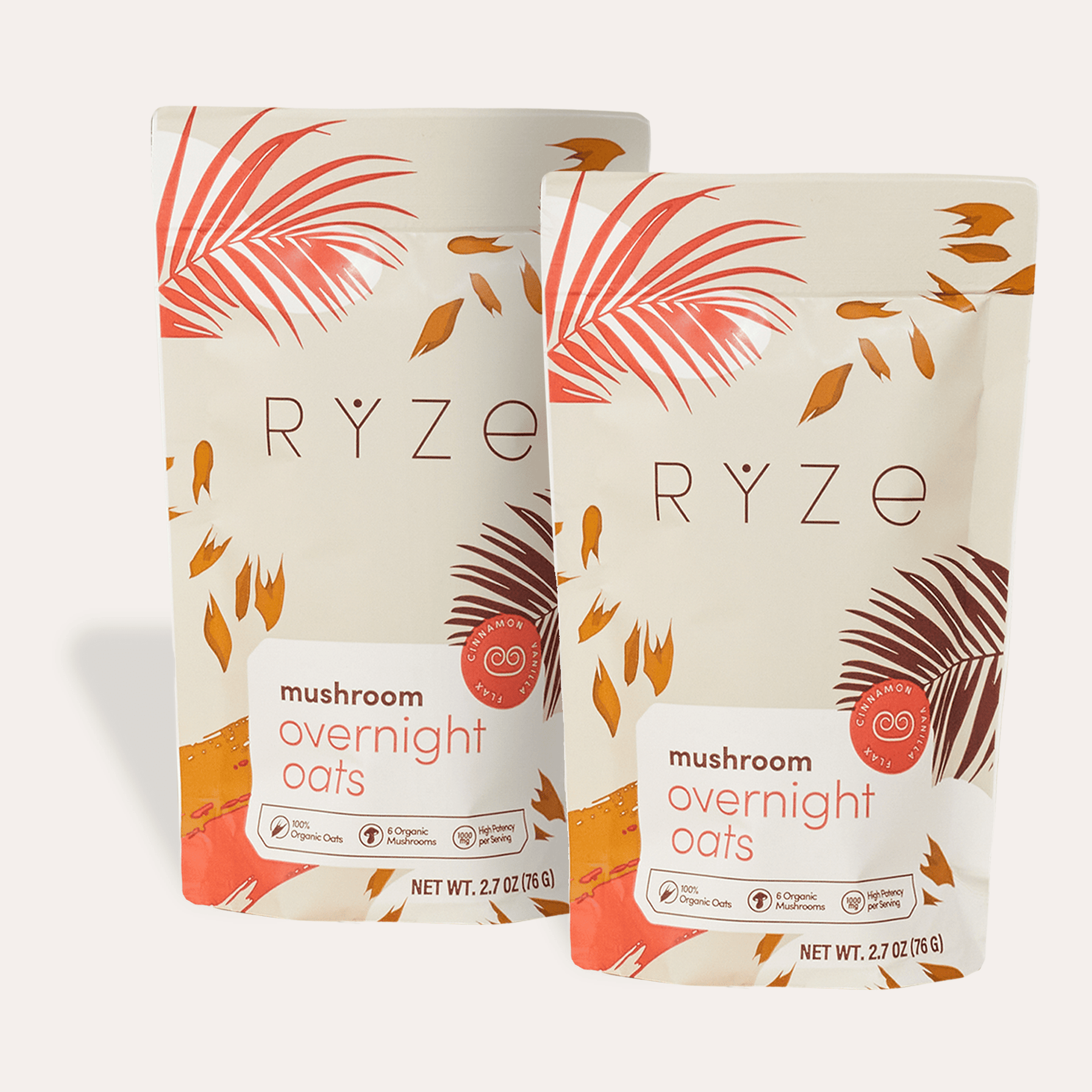 Mushroom Overnight Oats Pack (28 Servings) Smooth M047-086