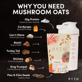 Mushroom Overnight Oats Pack (28 Servings) Smooth M047-086