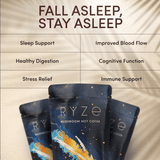 RYZE Hot Cocoa - with 6 Sleep Superfoods to Help Fall Asleep and Stay Asleep Choice M047-053