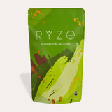 RYZE Mushroom Matcha - with 6 Organic Adaptogenic Mushrooms Grown In USA and Ceremonial-Grade Japanese Matcha Classic M047-094
